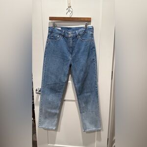 GAP - High Rise Cheeky Straight Jean - Ombré Indigo - Size 29 R